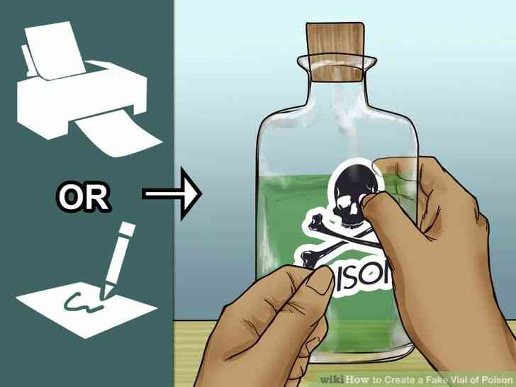 Image intitulée Créer un Faux Fiole de Poison Étape 4